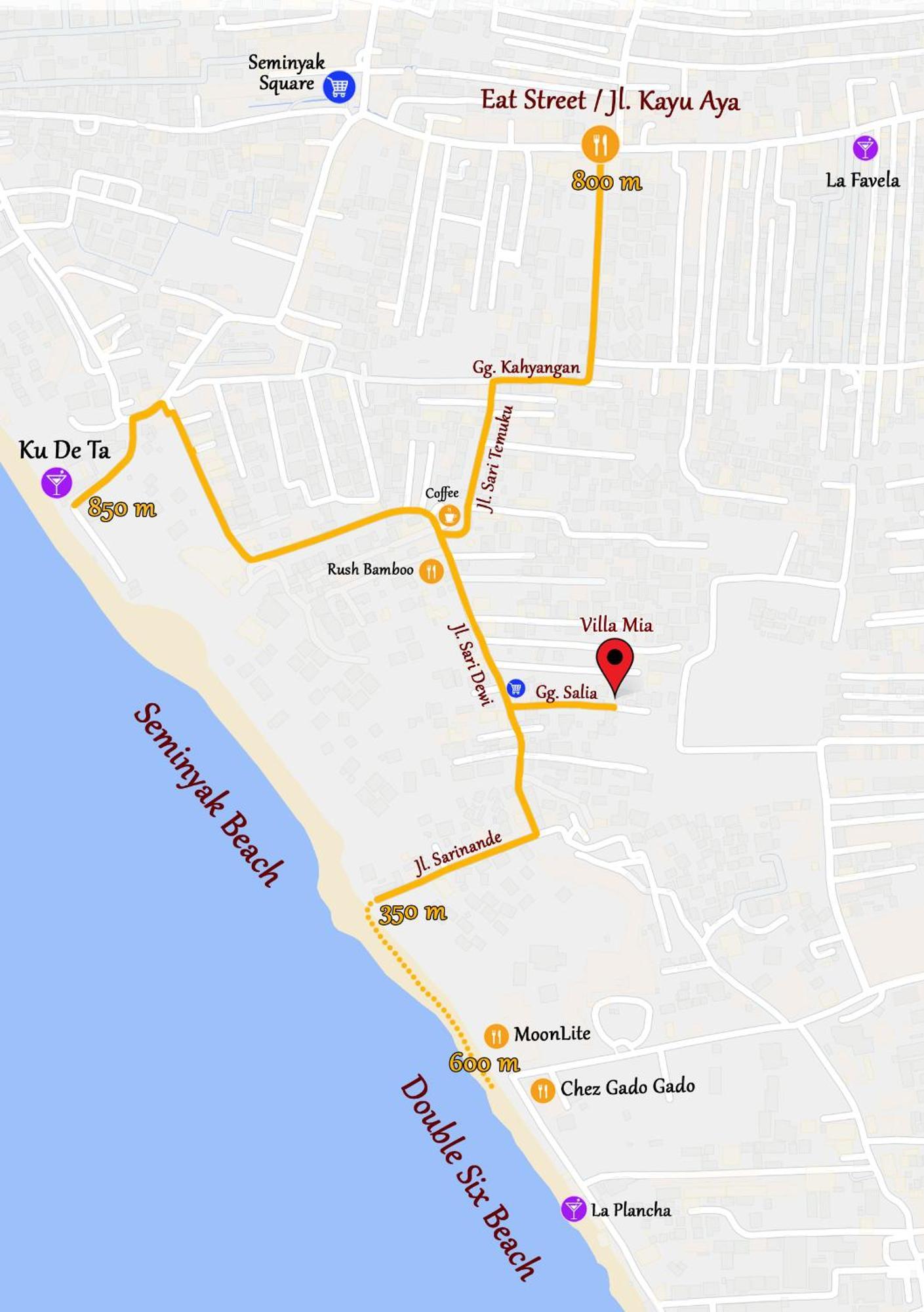 Villa Mia Seminyak - Boutique Villas Екстериор снимка